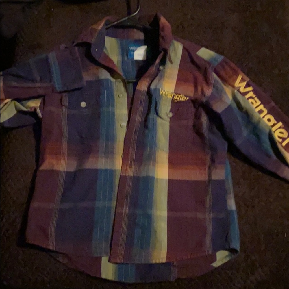 Boys Wrangler long sleeve shirt